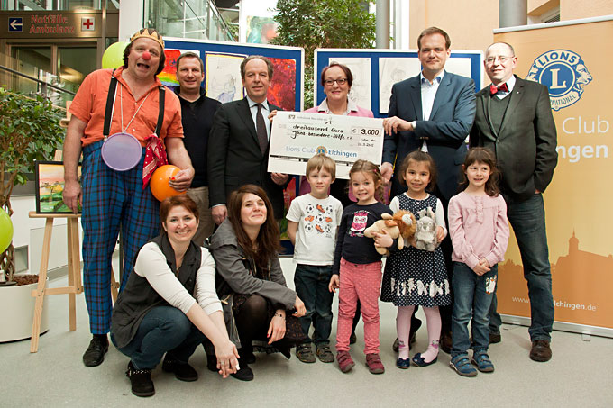 Lions Club Elchingen sammelt Geld für Kinderkrebsstation